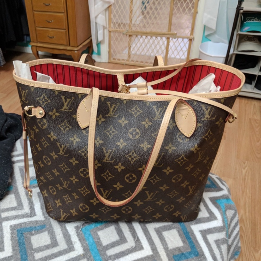 Authentic LV Monogrammed Neo Neverfull MM